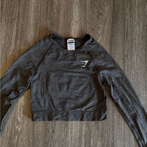 Gymshark Black Long Sleeve Top